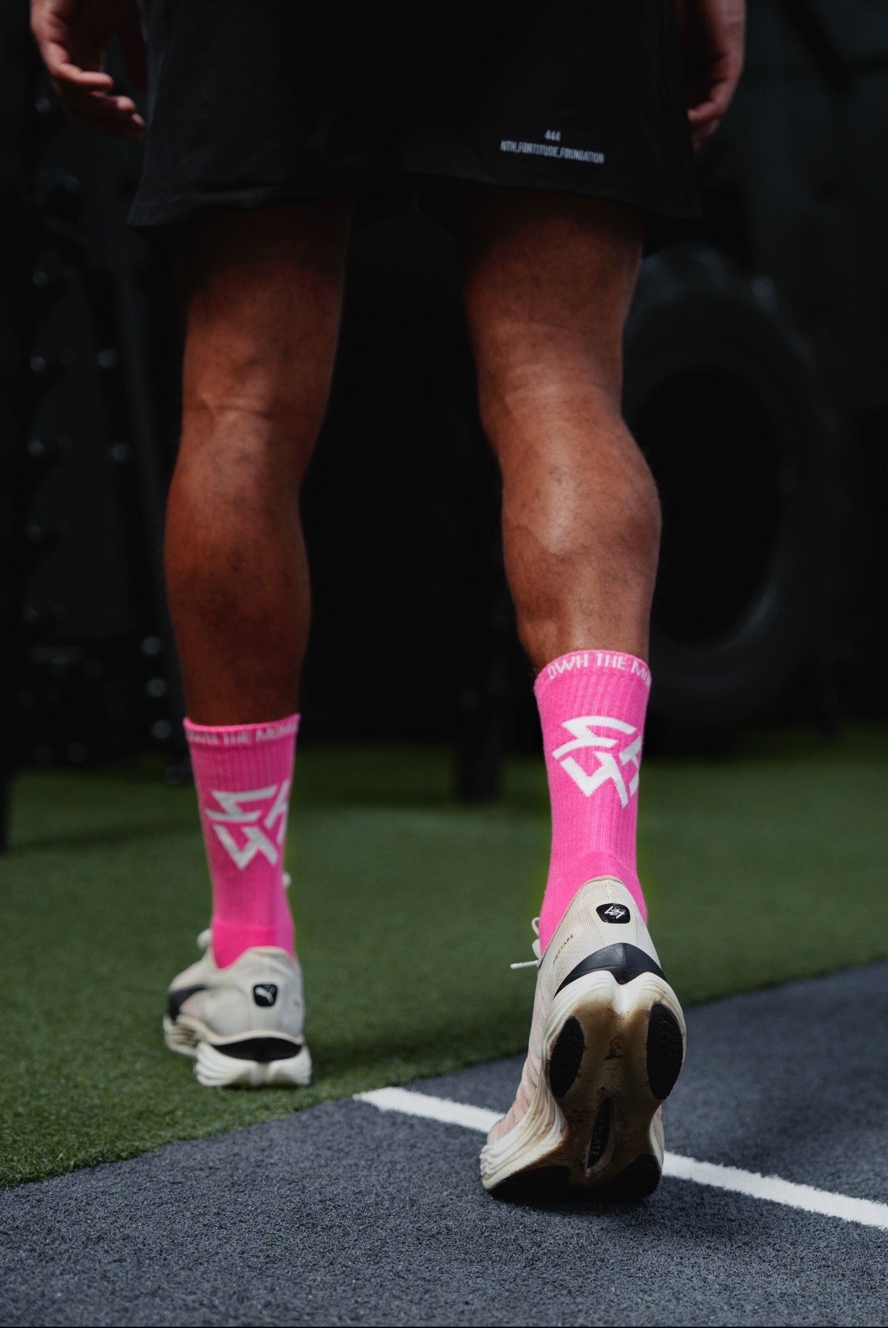 444 HYPER SOCKS PINK AND BLUE