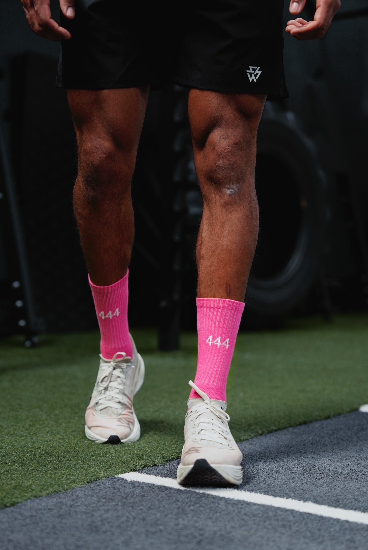 444 HYPER SOCKS PINK AND BLUE