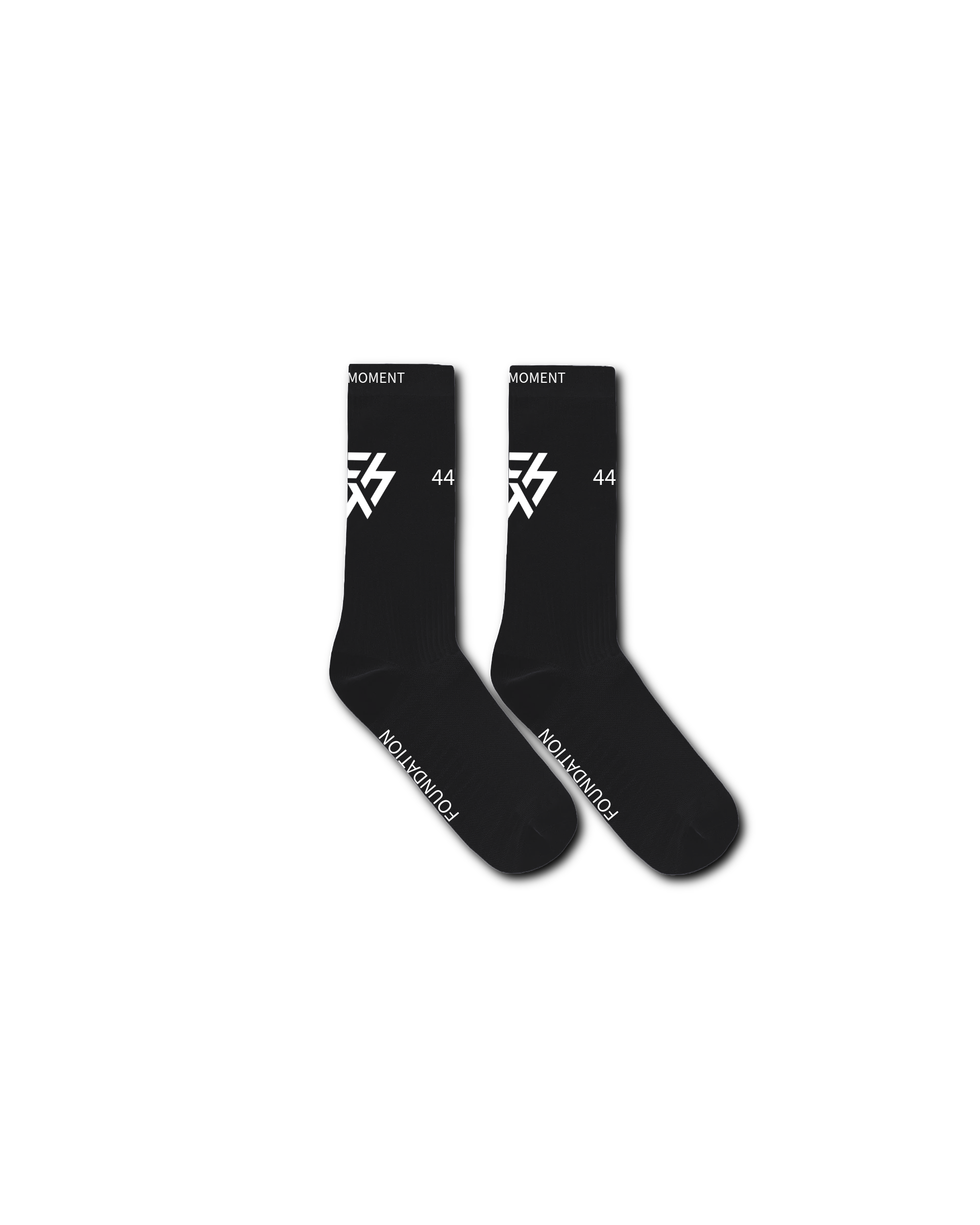 444 HYPER SOCKS BLACK AND WHITE