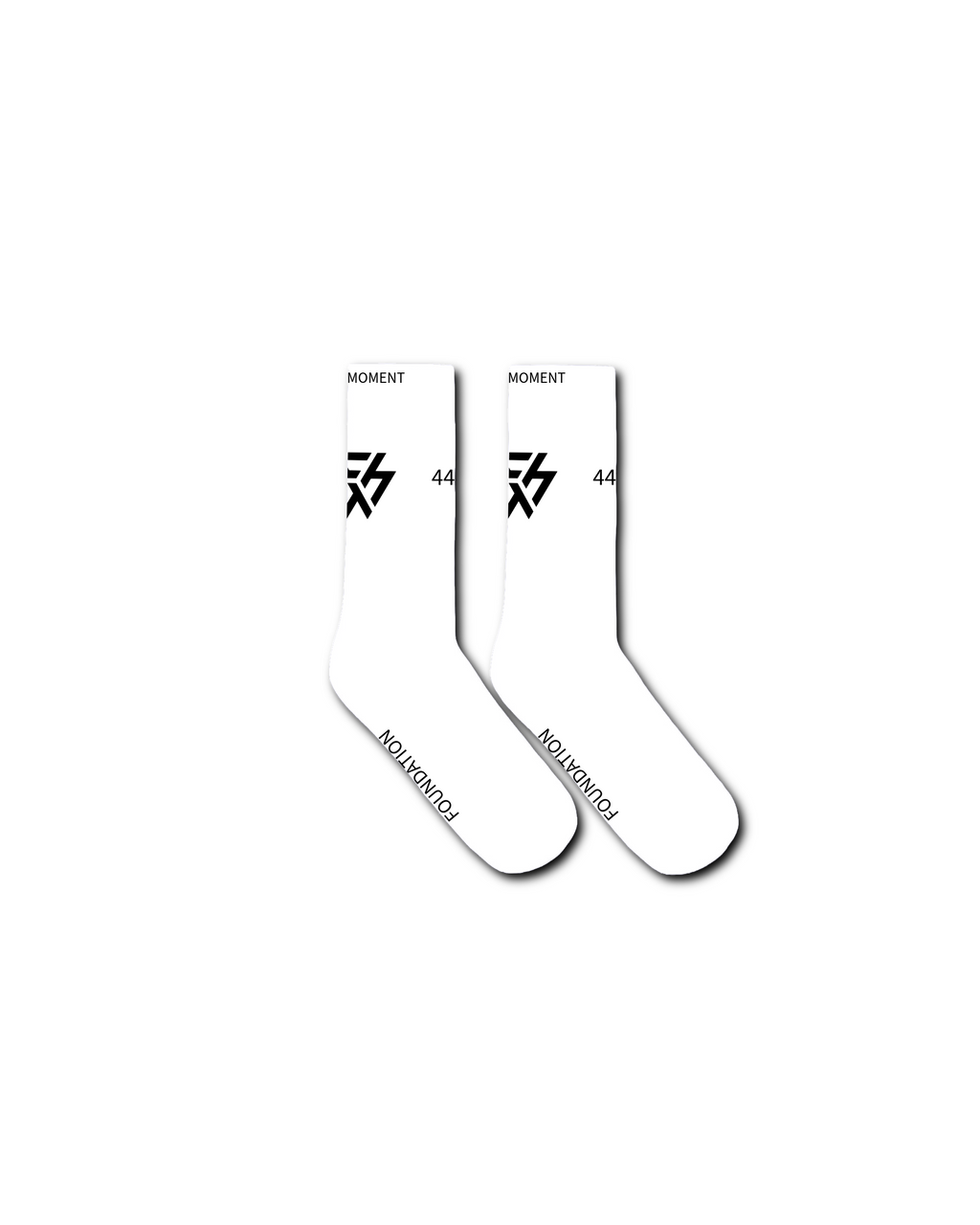 444 HYPER SOCKS BLACK AND WHITE
